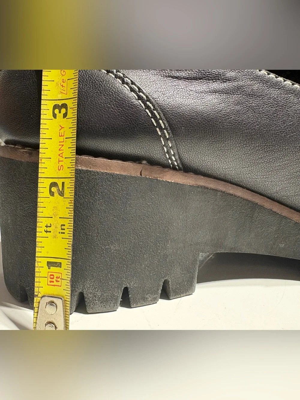 Blondo Dulce Waterproof Chunky Heel Platform Lugsole Loafers Size 9M